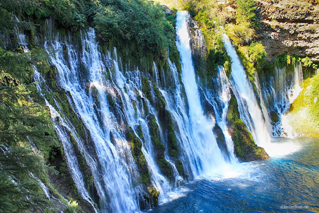 Burney Falls State Park California geology travel field trip tour copyright rocdoctravel.com