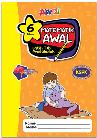 Buku Matematik Awal Latih Tubi Pra Sekolah 6 tahun