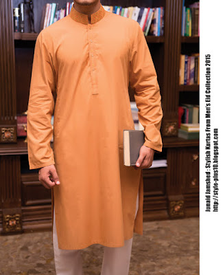 jjk-a-11019-light-orange-kurta-for-men-junaid-jamshed-mens-eid-collection-2015