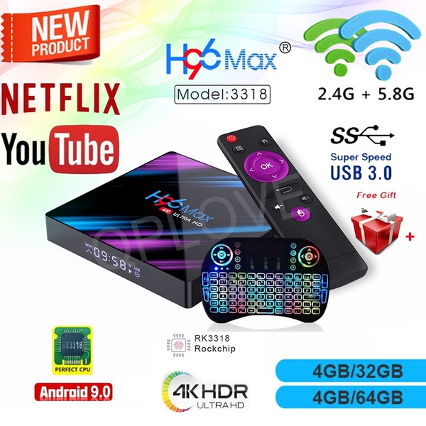 H96 max : La nouvelle TVbox puissante et fluide pour pas cher 