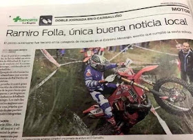 Ramiro Folla, única buena noticia local.