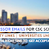 Get Emails Of Professors For Acceptance Letter | Faculty Links | Universities Under CSC - Studyzune