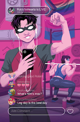 Tim Drake, DC Pride cover for Nightwing #105 (Yoshi Yoshitani)