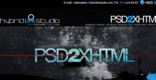 Hybridixstudio web design