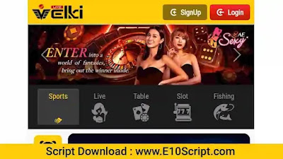 Velki Betting Script - E10Script