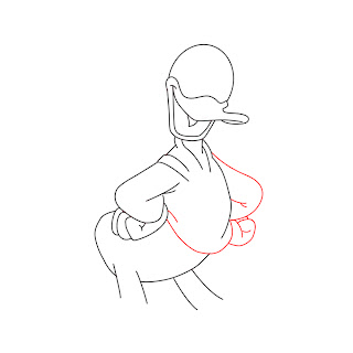 How To Draw Donald Duck - Draw Central