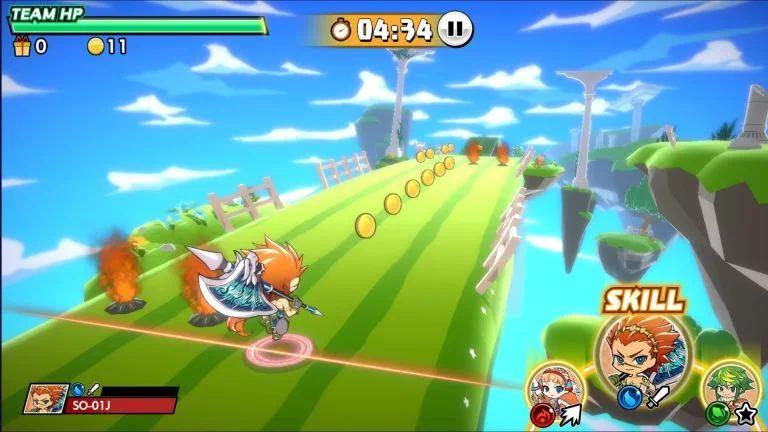 Monster Strike Launches Speed Rush Runners Action Game