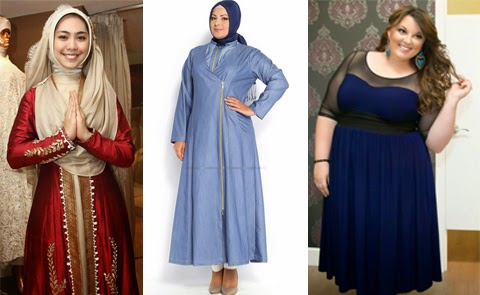 8 Contoh Gambar Model Baju Lebaran Untuk Orang Gemuk 2019