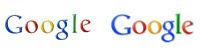 Old Google Logo and New Google logo