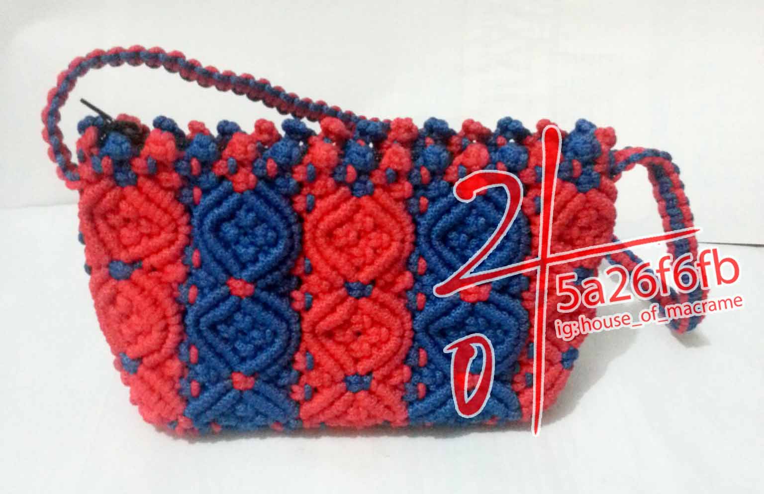 ZA Galery Macrame And Crochet Tas  Tali  Kur  Motif  88 Warna 