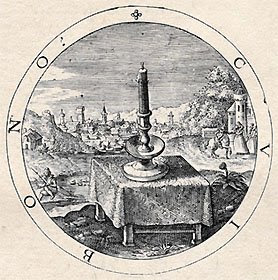 George Wither, A choice of emblemes, 1635 gyertyás-pillangós emblémája