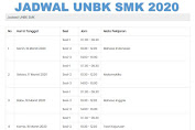 Jadwal UNBK Untuk SMK 2020, Simak Berikut Ini