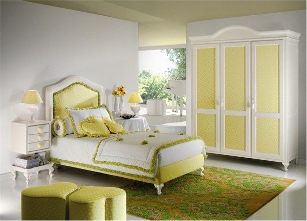 Decorating Ideas For Girls Bedroom Yellow Color