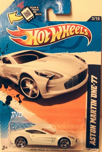 Hot Wheels 2012 Aston Martin One77 in White