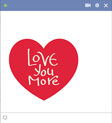 Love You More Sticker