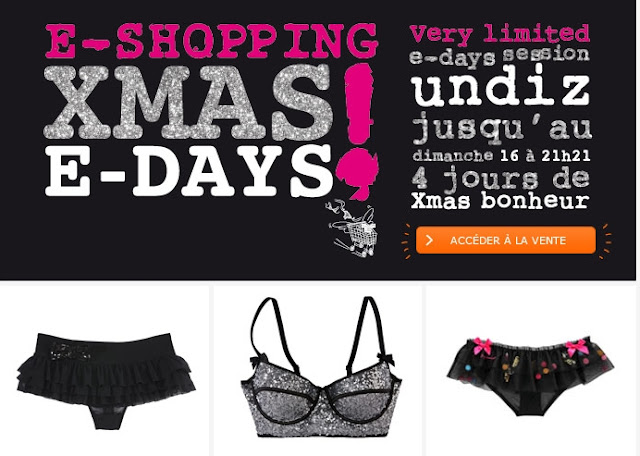 Vente en ligne Undiz: lingerie pas cher