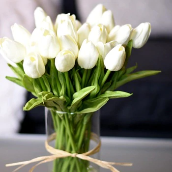 Tulip Artificial Flower Real Touch Artificial Bouquet Fake Flower