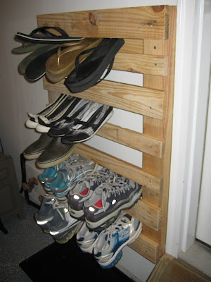 wood shoe rack plans