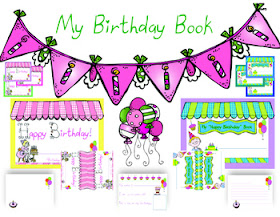 FREE Class Birthday Book Writing Pack!