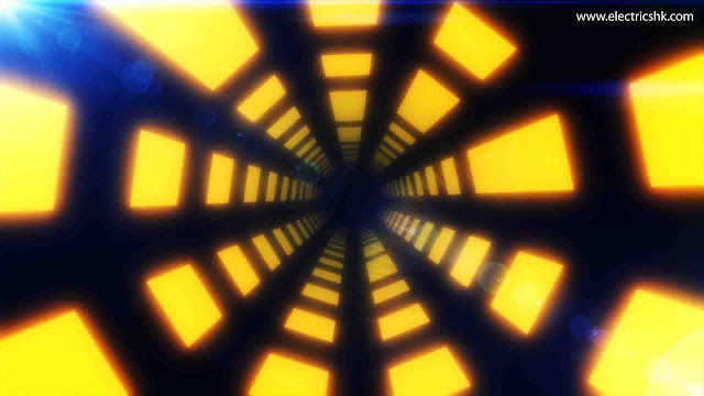 VJ Loop 10 - Circular Tunnel & Glowing Lights