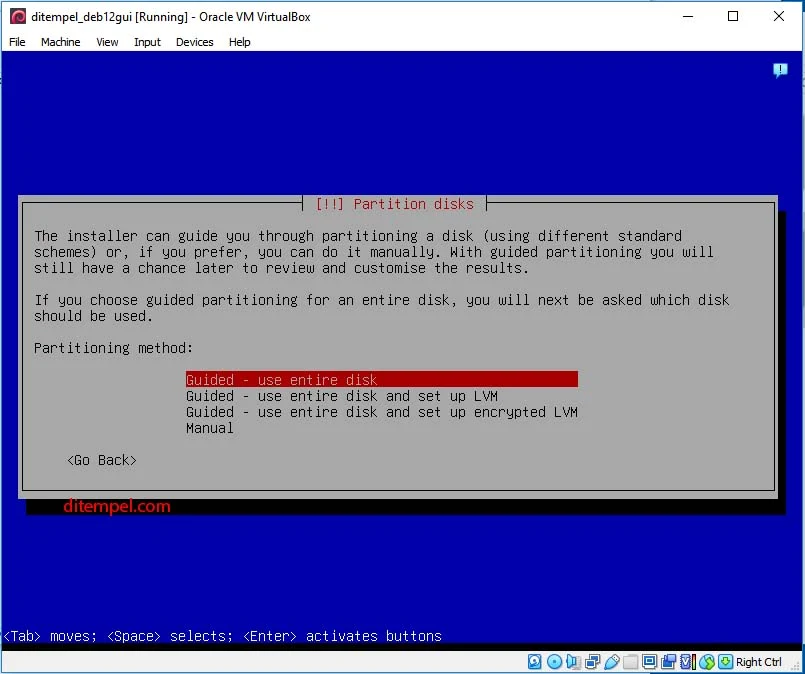 partitioning method