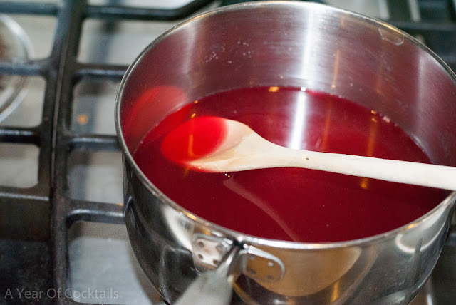 cranberry syrup, how to make cranberry syrup