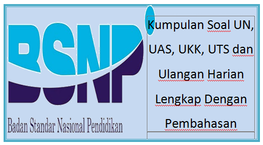 Contoh Soal Ulangan Harian Matematika Kelas 8 SMP Tahun 2018