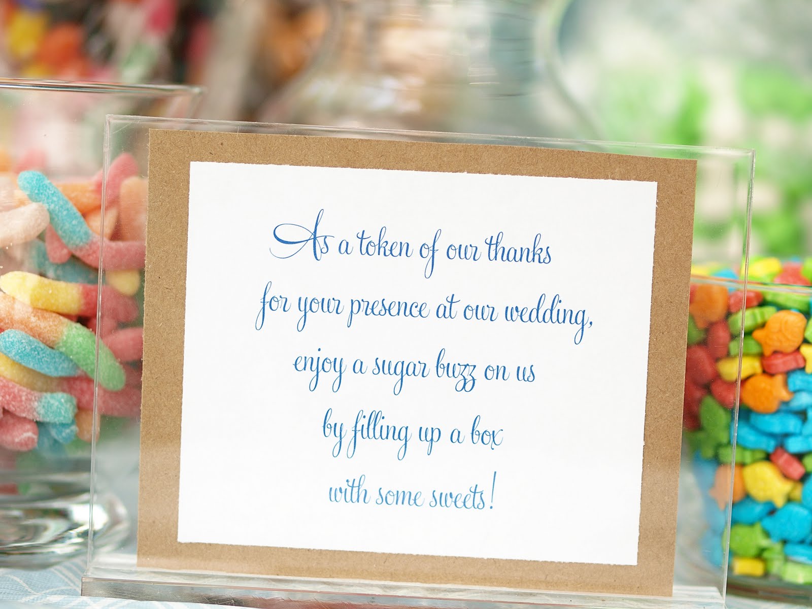 Candy Wedding Favors Ideas