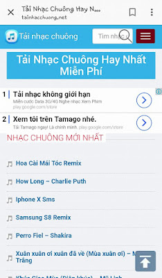 Trang tai nhac chuong dien thoai hay mien phi 