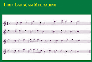 Lirik Langgam Mehrahino