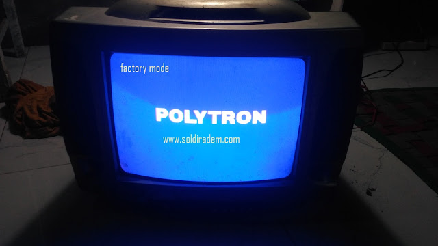 Cara Masuk Menu Servis TV Polytron slim, minimax dan 123 untuk setting Factory Mode