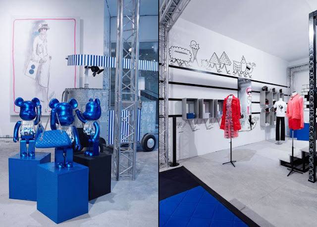 Green Pear Diaries, interiorismo, retail, pop up store, Colette x Chanel, Colette, Chanel, Paris