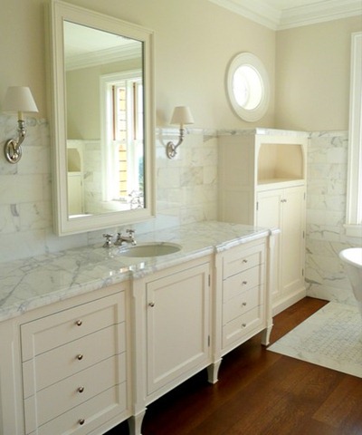 carrara guest bath