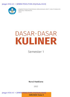 Buku Siswa Kuliner Kelas X Merdeka Belajar oleh Nurul Hasbiana