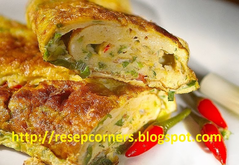 RESEP TELUR DADAR PADANG GURIH  Resep Masakan Indonesia