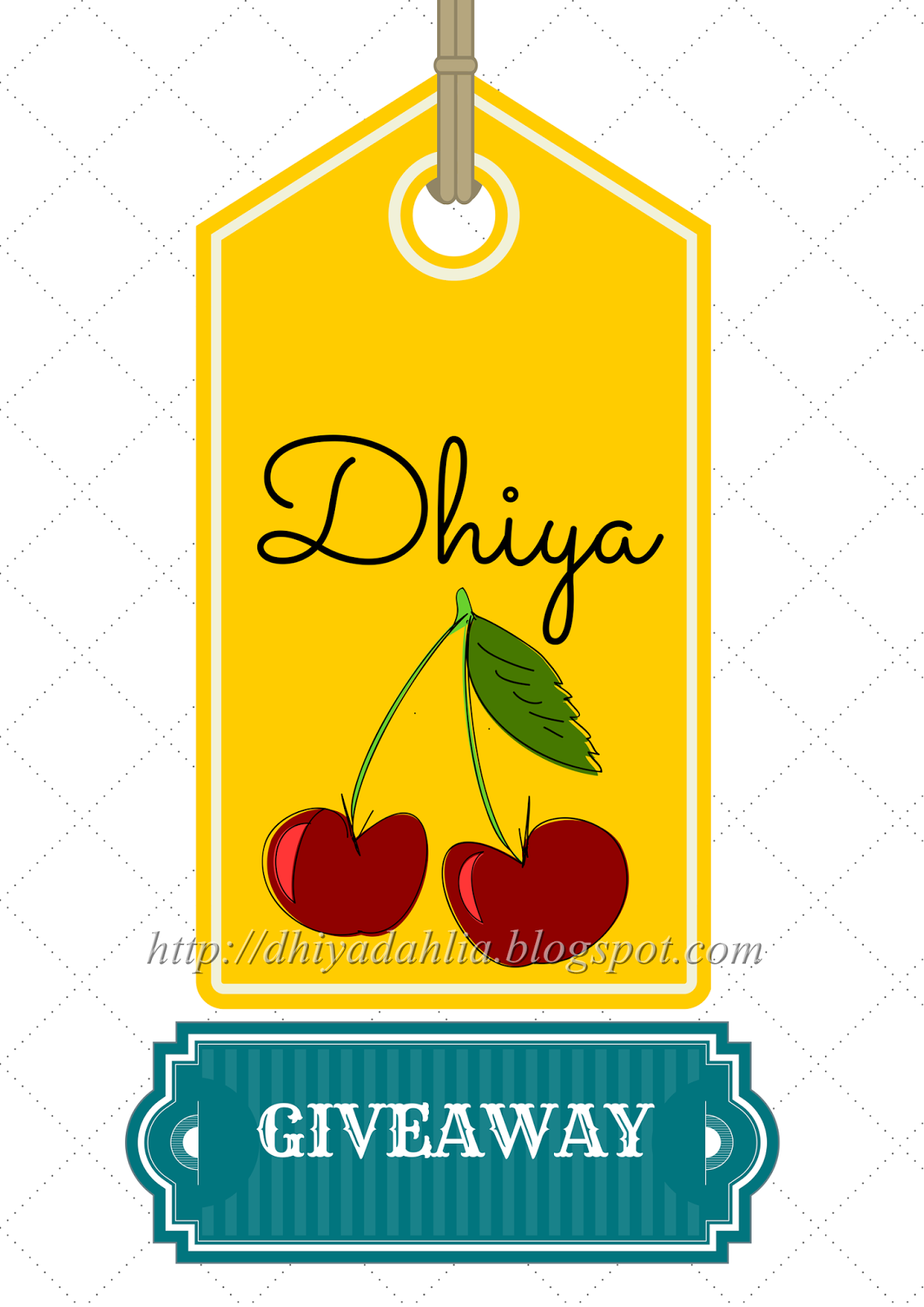 Dhiya's First Giveaway