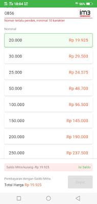 Perbedaan Harga Mitra Tokopedia