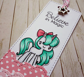 Bookmark using Magical Unicorns from The Greeting Farm