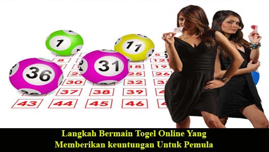 Langkah Bermain Togel Online Yang Memberikan keuntungan Untuk Pemula