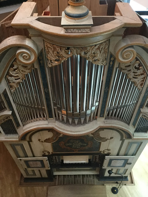 instrument inside Handel-Haus, Halle, Germany