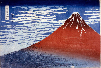 Ukiyo-e. Träsnitt. Hokusai.