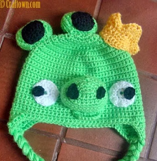 PATRON GRATIS GORRO ANGRY BIRD DE CROCHET 2941