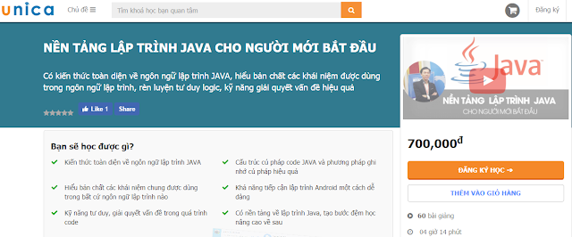 Khóa Học Nền Tảng Lập Trình Java Cho Người Mới Bắt Đầu