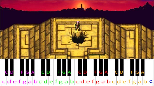 The Dark World (The Legend of Zelda) Piano / Keyboard Easy Letter Notes for Beginners