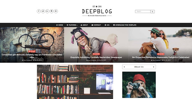 Deep Blog Blogger Template