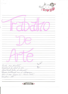 capa de trabalho de ciencias