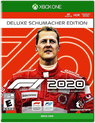 F1 2020 Game Cover Xbox One Deluxe Schumacher Edition