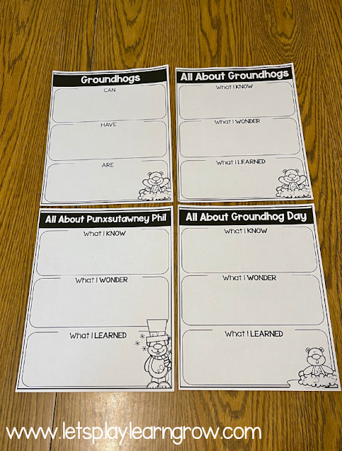 Groundhog Day Activities Thematic Unit and Craft