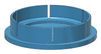 polar axis scope cap designed in 123D