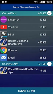 Rocket Cleaner & Booster PRO Apk v1.1.7 Terbaru